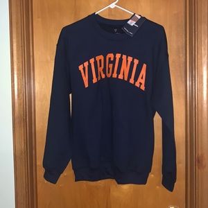 Virginia Cavaliers Fanatics Branded Basic Arch Sweatshirt - Navy Mens M